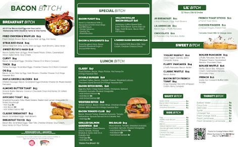 Menu Bacon Bitch - 3