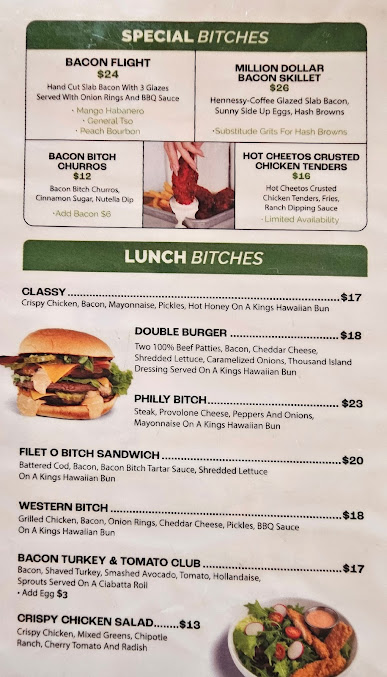 Menu Bacon Bitch - 5