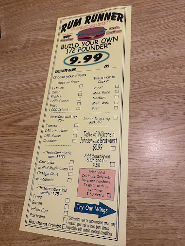 Menu Badger Cafe - 0