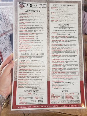 Menu Badger Cafe - 5