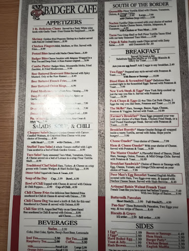 Menu Badger Cafe - 8
