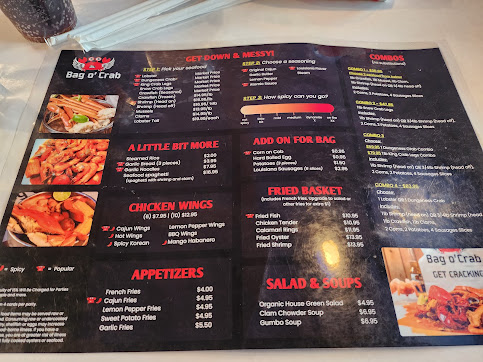 Menu Bag O Crab - 0