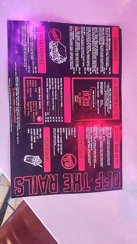 Menu Bagger Daves Burger Tavern Birch Run - 1
