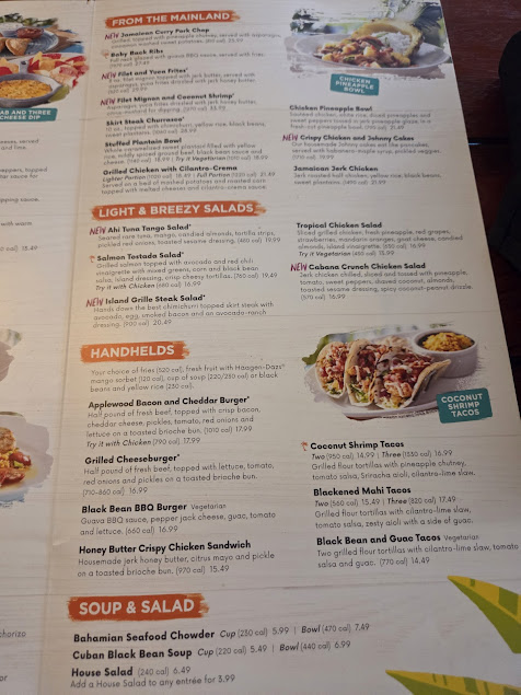 Menu Bahama Breeze - 0