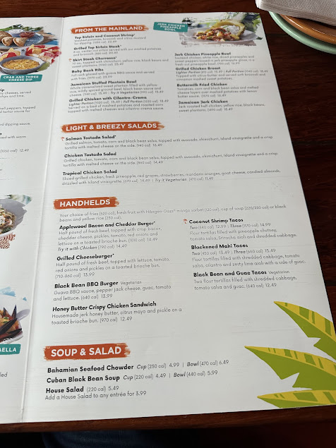 Menu Bahama Breeze - 2