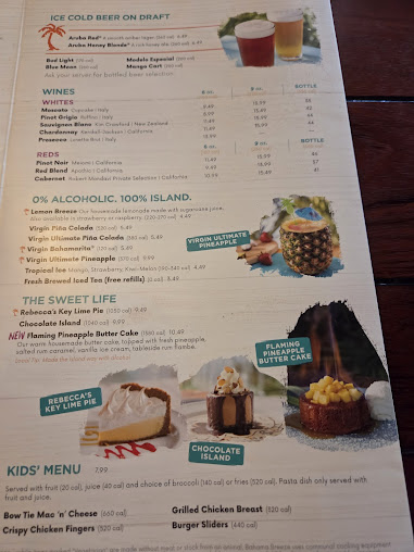 Menu Bahama Breeze - 6