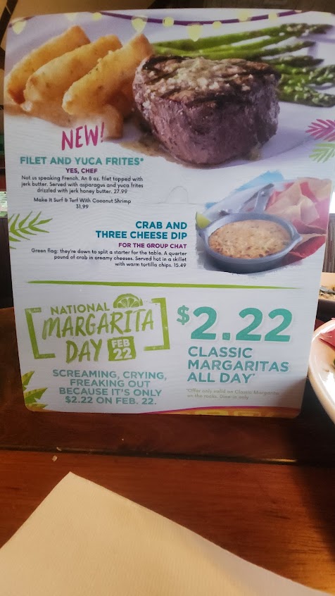 Menu Bahama Breeze - 8