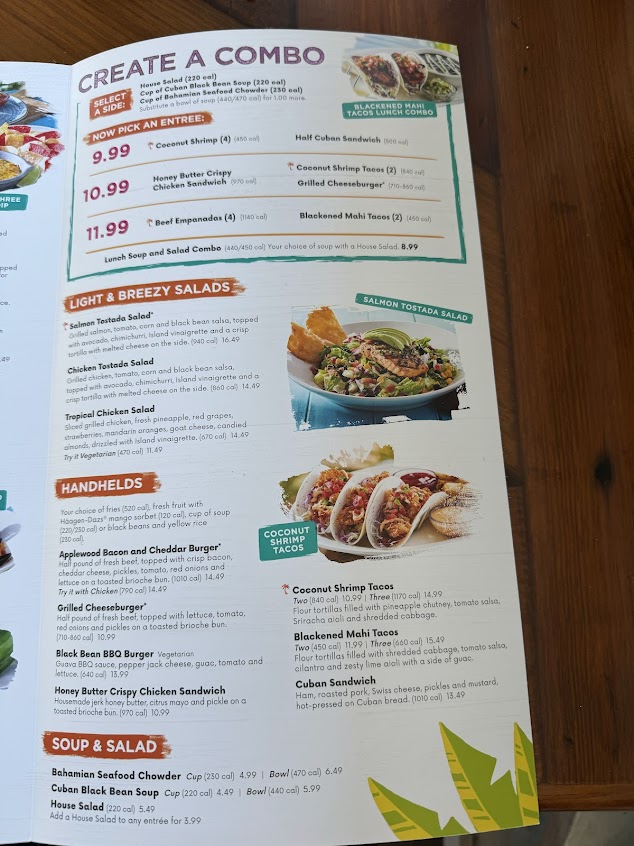 Menu Bahama Breeze - 9