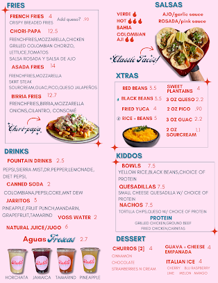 Menu Bahia Tacos - 1