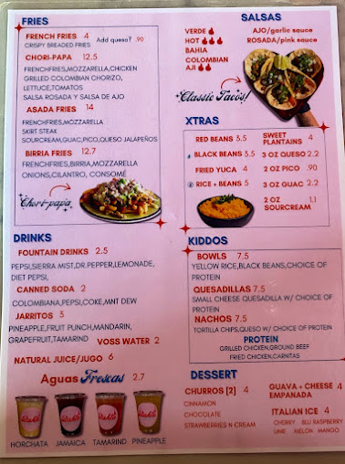 Menu Bahia Tacos - 2