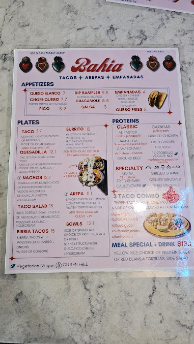 Menu Bahia Tacos - 3
