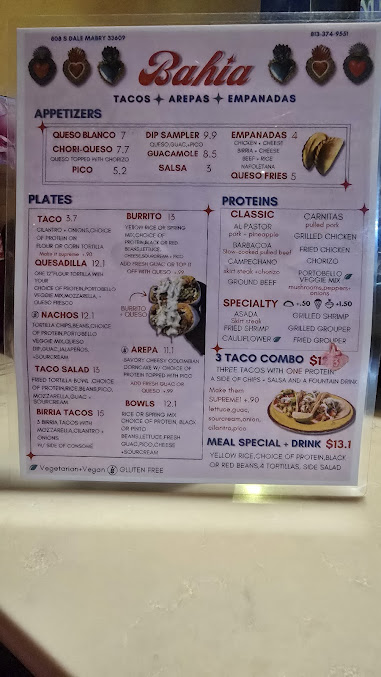 Menu Bahia Tacos - 4