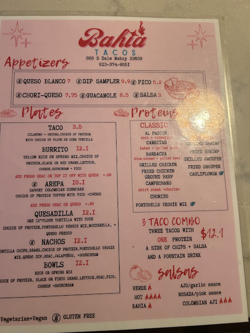 Menu Bahia Tacos - 8