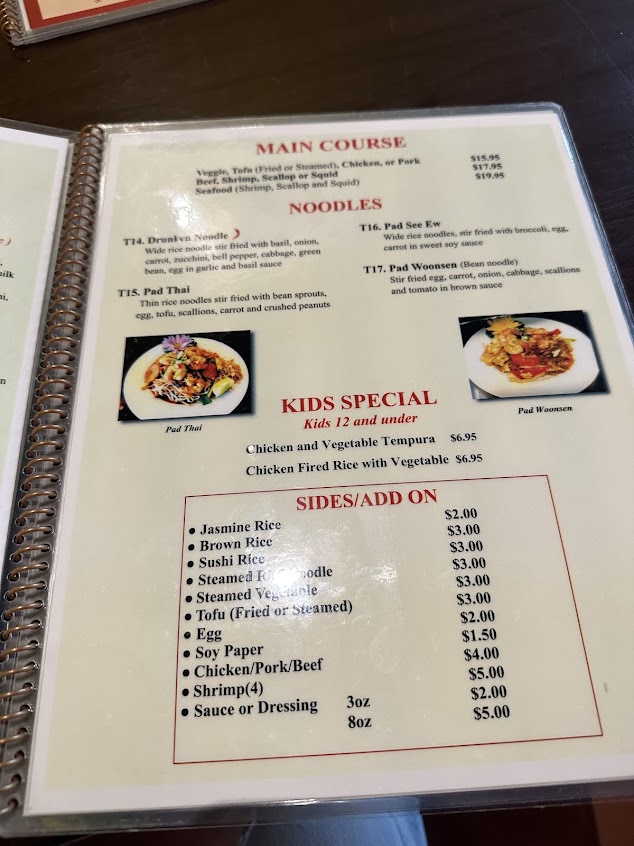 Menu Baiyoke Thai Bistro - 4
