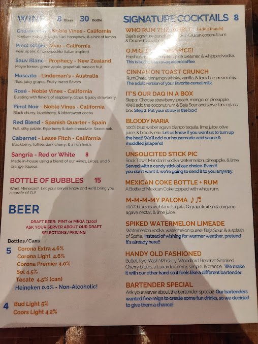 Menu Baja Grill - 7