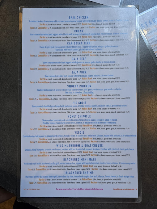Menu Baja Grill - 9