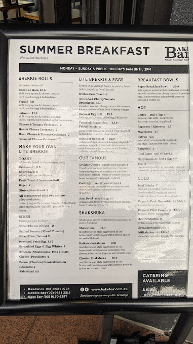 Menu Bake Bar - 0