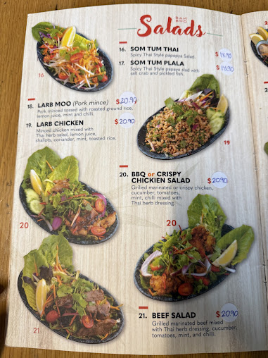 Menu Bamboo Thai Restaurant - 0
