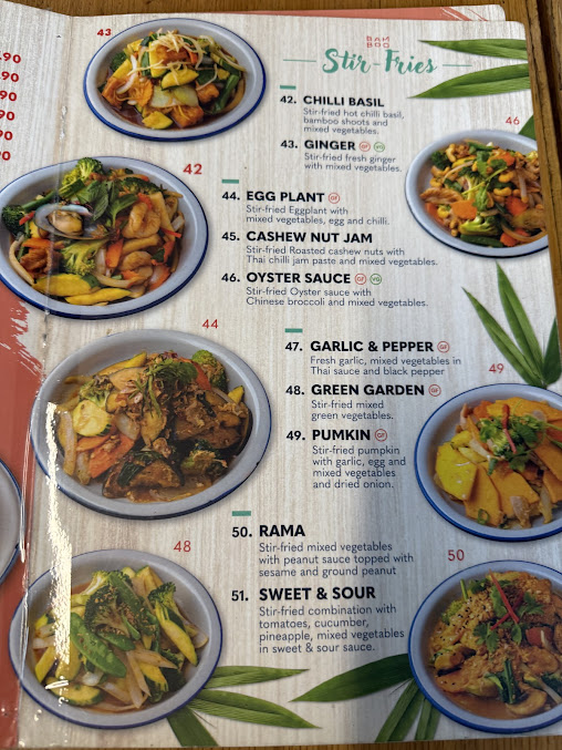 Menu Bamboo Thai Restaurant - 1
