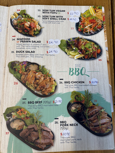 Menu Bamboo Thai Restaurant - 7