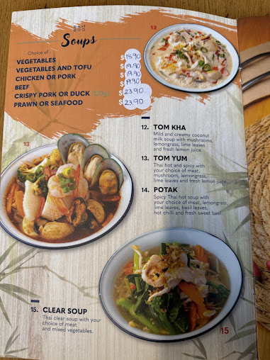 Menu Bamboo Thai Restaurant - 9
