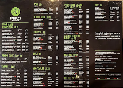 Menu Bambusa Asian Cuisine - 3
