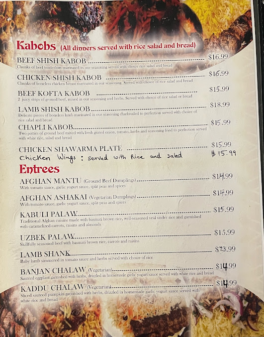 Menu Bamiyan Kabobsdesi Bazaar - 0