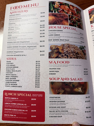 Menu Bamiyan Kabobsdesi Bazaar - 2
