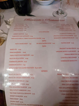 Menu Bamonte's - 3