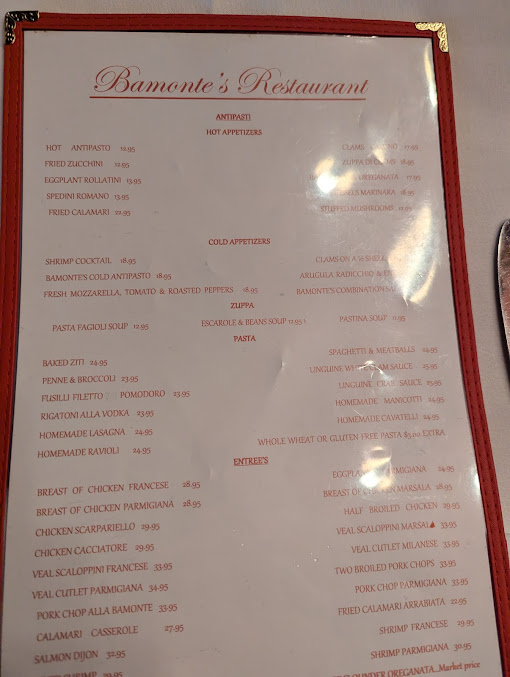 Menu Bamonte's - 6