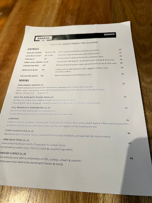 Menu Banana Leaf - 1