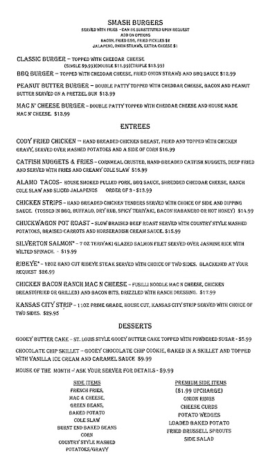 Menu Banded Rooster Bar Grill - 1