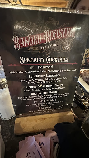 Menu Banded Rooster Bar Grill - 4