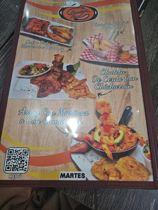 Menu Bandeja Paisa Restaurant. Latin & Fast Food - 9