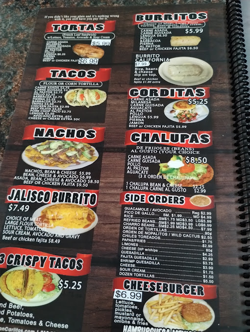 Menu Bandera Jalisco - 1