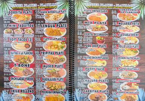Menu Bandera Jalisco - 8