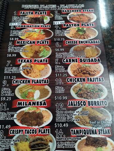Menu Bandera Jalisco - 9