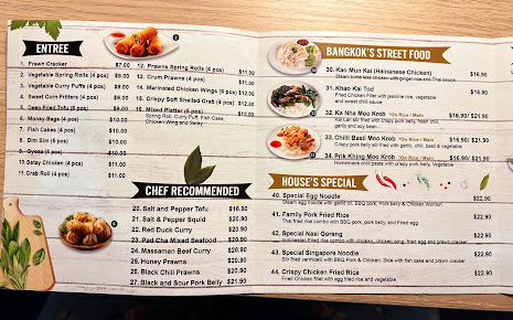 Menu Bangkok On Botany - 8