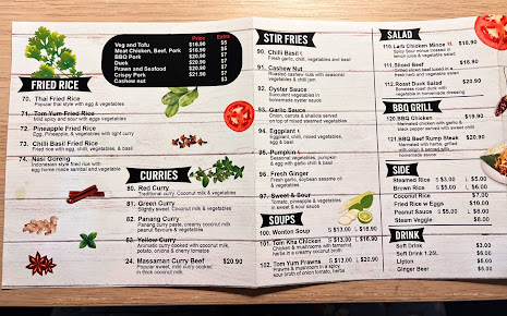 Menu Bangkok On Botany - 9
