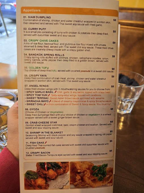 Menu Bangkok On Franklin - 3