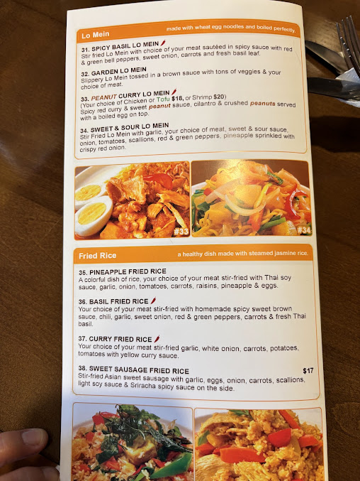Menu Bangkok On Franklin - 6