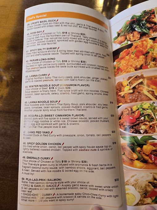 Menu Bangkok On Franklin - 7