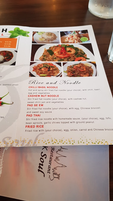 Menu Bangkok Soul Thai Restaurant - 3