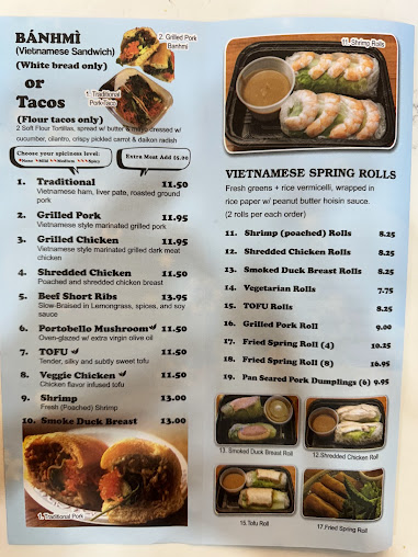 Menu Banhmi Pro - 1
