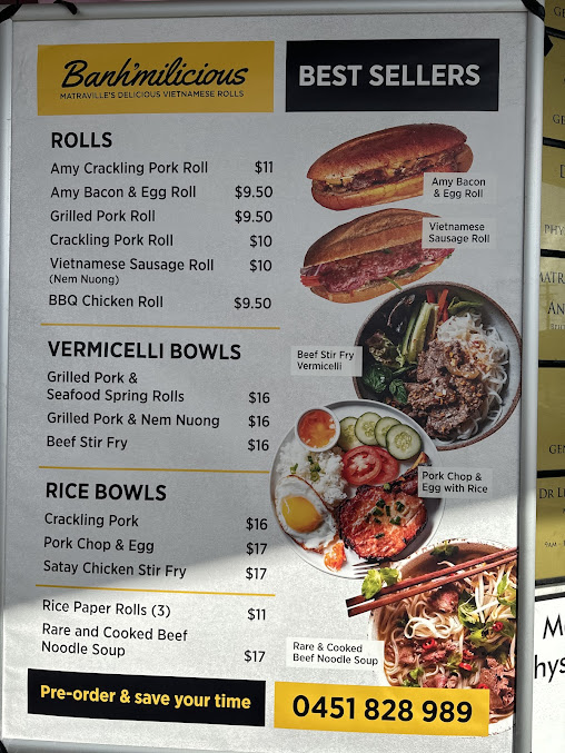 Menu Banh'milicious - 4