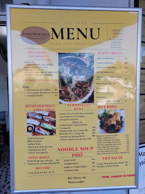 Menu Banh'milicious - 7