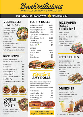 Menu Banh'milicious - 9
