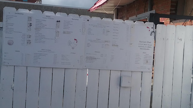 Menu Bantam Chef Of Walhalla - 1