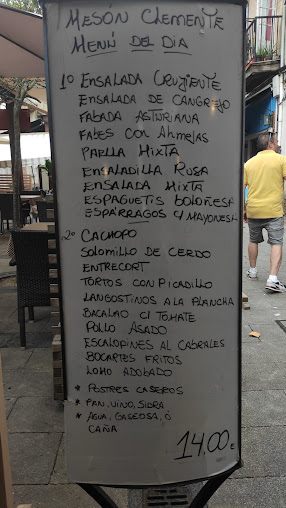 Menu Bar Clemente - 1