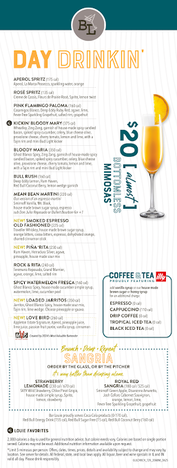 Menu Bar Louie Tempe Marketplace - 4